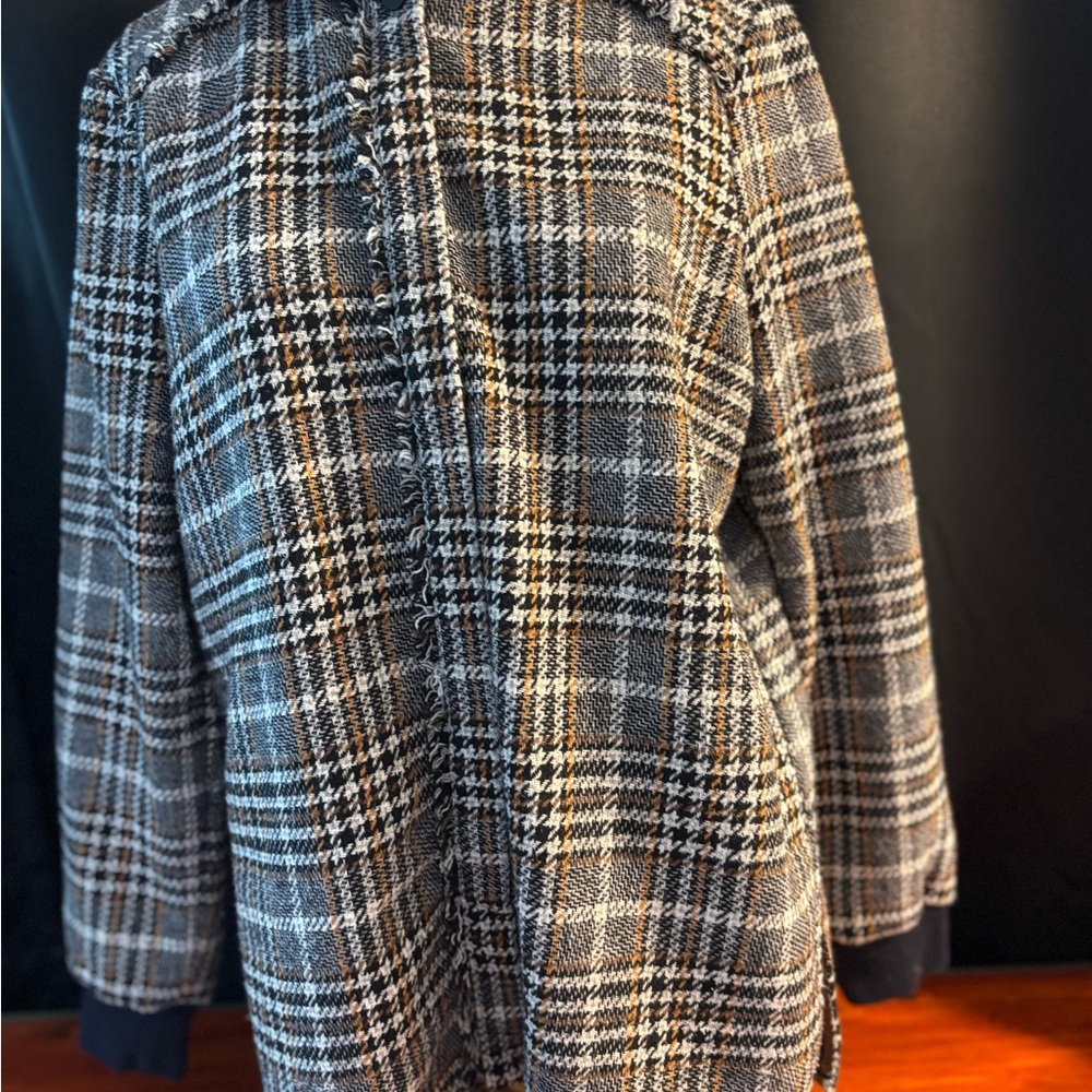 Yest Houndstooth Patterned Jacket - image 4